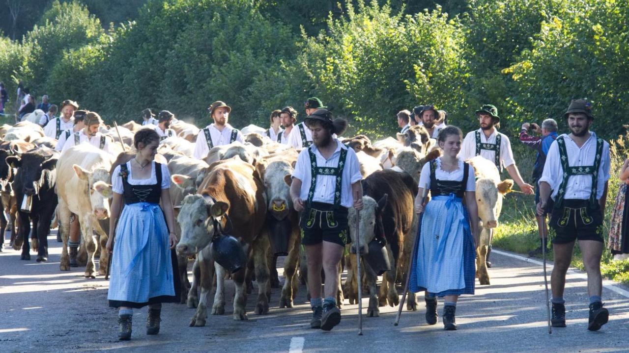 Ferienwohnung FeWo Allgäuglück Oberstaufen Exterior foto